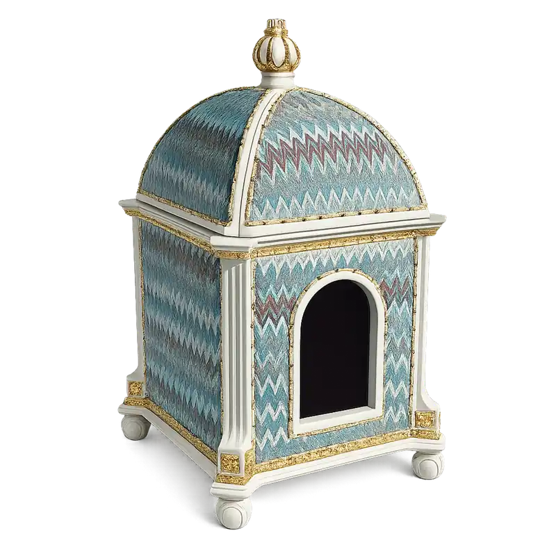 Pompöös de Casa Padrino casa para gatos barroco verde / blanco / oro - diseñada por Harald Glööckler Angebot