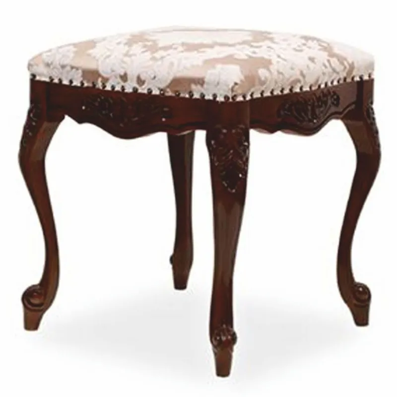 Top-Angebot Casa Padrino Taburete Barroco de Lujo Cobre / Blanco / Marrón Oscuro - Muebles Barrocos