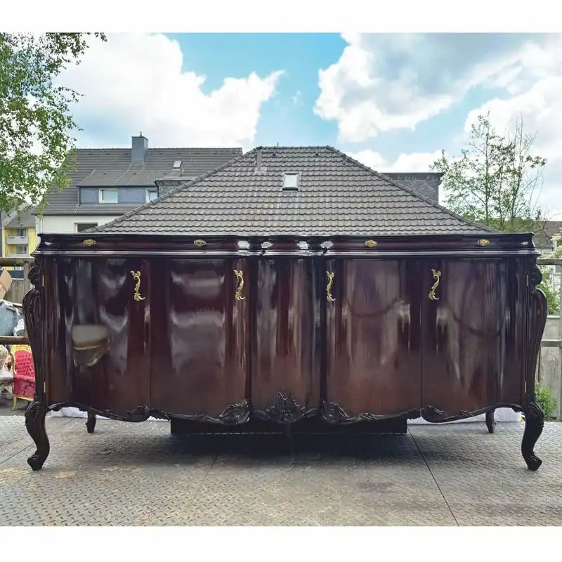Neue Ware Casa Padrino aparador barroco de lujo con 4 puertas marrón oscuro 240 cm - Muebles barrocos