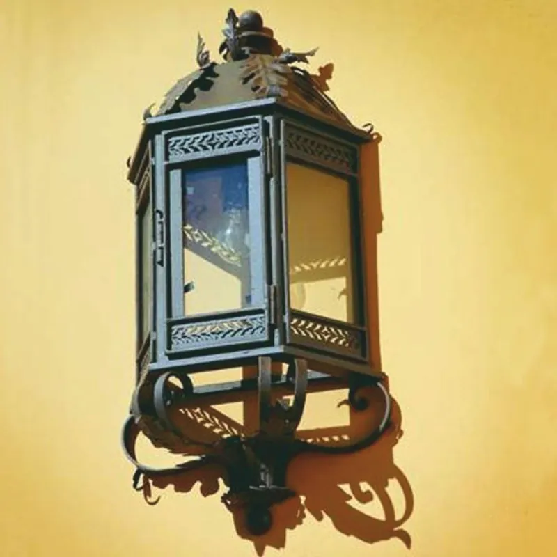 Begrenztes Angebot Casa Padrino lámpara de pared de exterior barroco de lujo marrón antiguo A. 74 cm - Iluminación exterior barroco