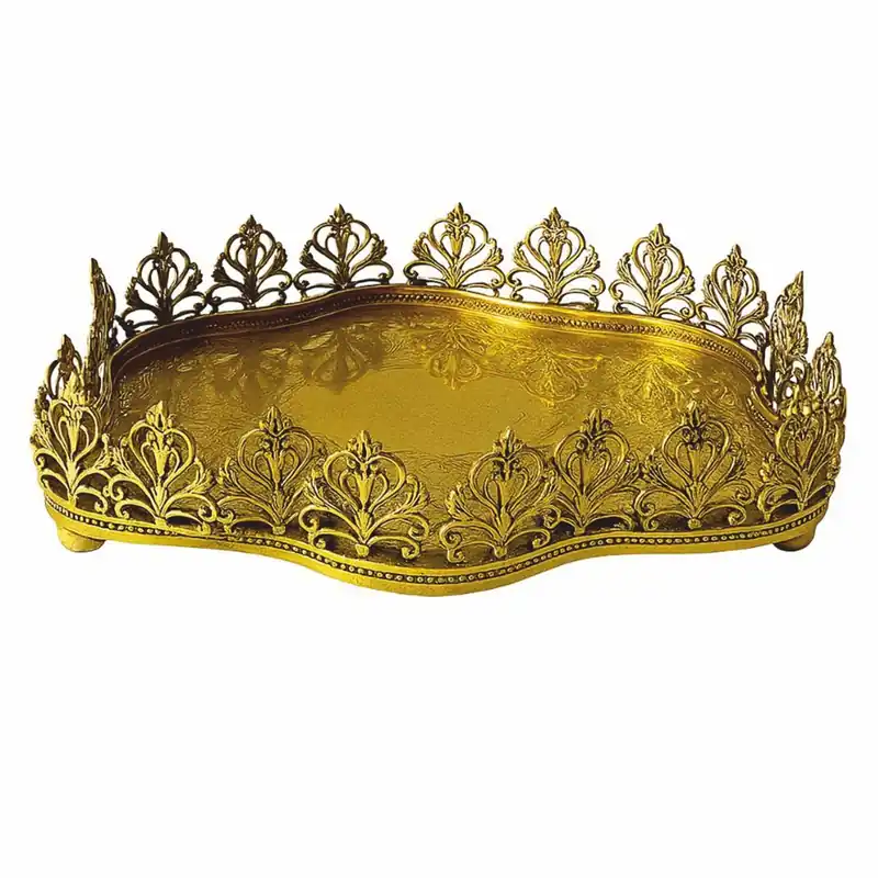 Casa Padrino bandeja barroco latón 27 cm - Accesorios de catering de estilo barroco Jetzt Bestellen