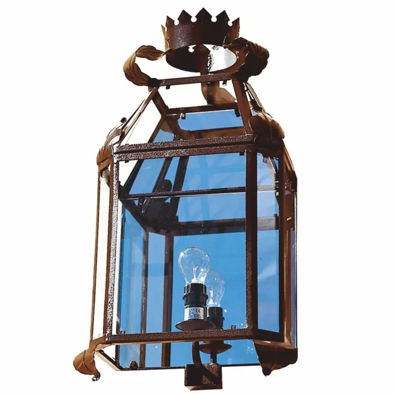 Casa Padrino lámpara de pared de exterior barroco de lujo óxido A. 70 cm - Iluminación exterior barroco Neue Kollektion