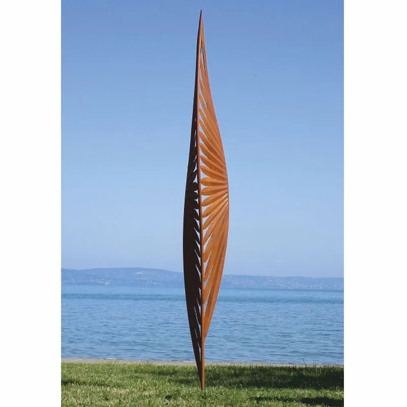 Casa Padrino escultura decorativa de jardín de acero de lujo óxido A. 300 cm - Esculturas de jardín Neu