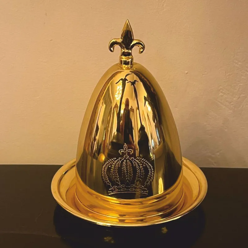 Neue Ware Pompöös de Casa Padrino huevera barroco de lujo con tapa oro - diseñada por Harald Glööckler