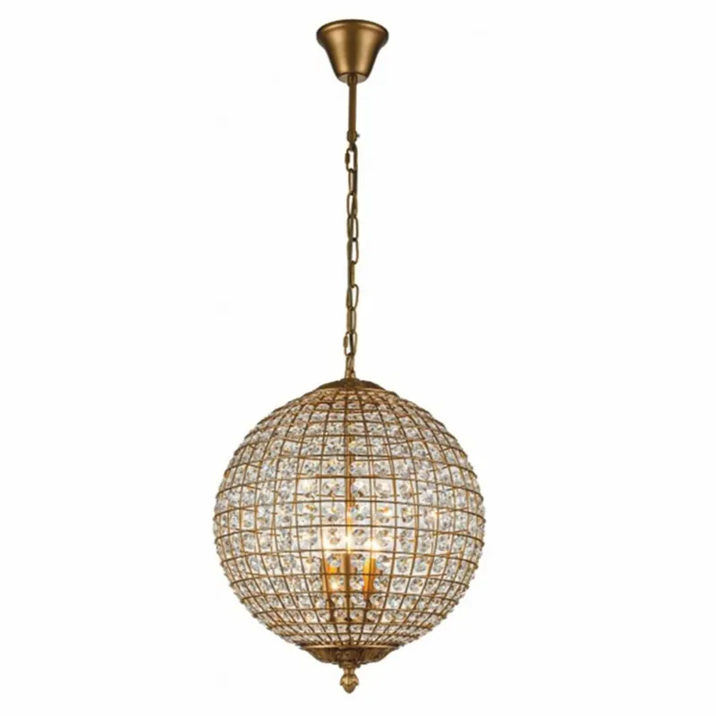 Billig Casa Padrino lámpara de araña de cristal barroco oro Ø 40 x Al. 50 cm - Luces barrocos