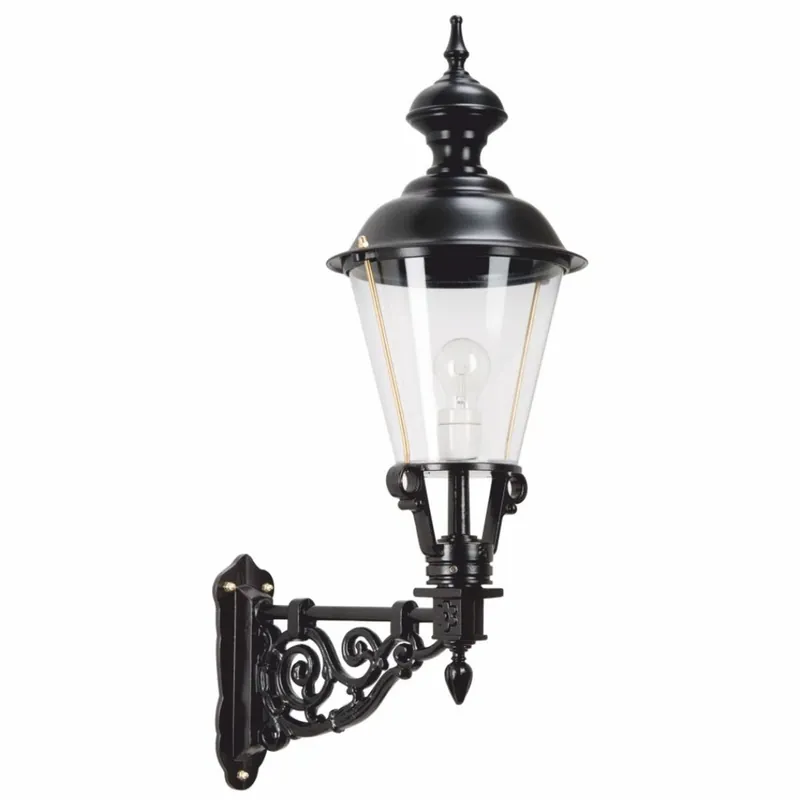 Casa Padrino aplique de exterior Art Nouveau negro Al. 85 cm - Iluminación exterior nostálgica Abverkauf