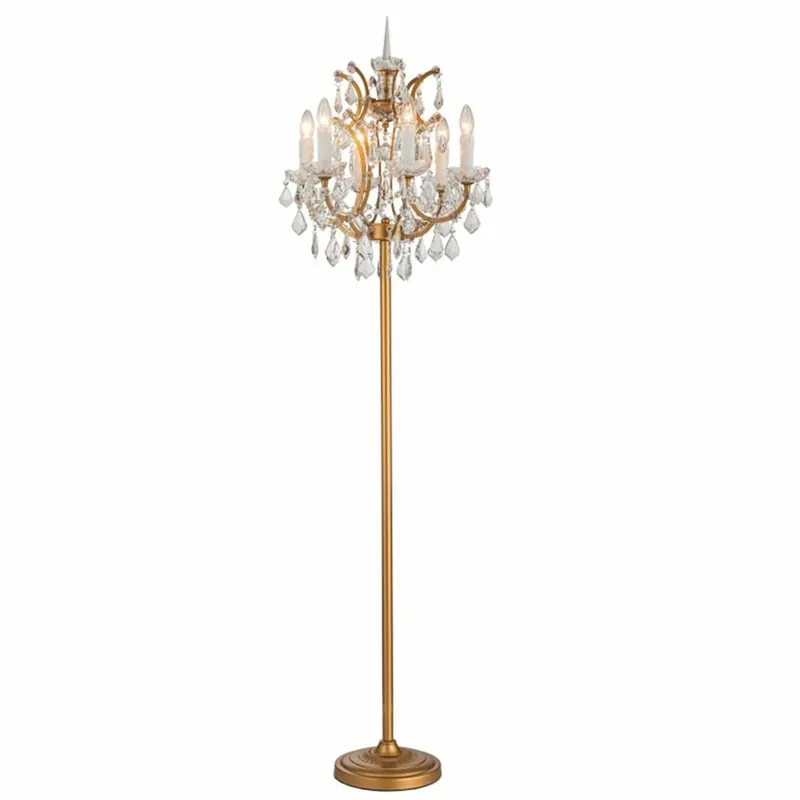 Bestseller Casa Padrino lámpara de pie barroco de cristal oro Al. 175 cm - Lámparas de cristal barroco
