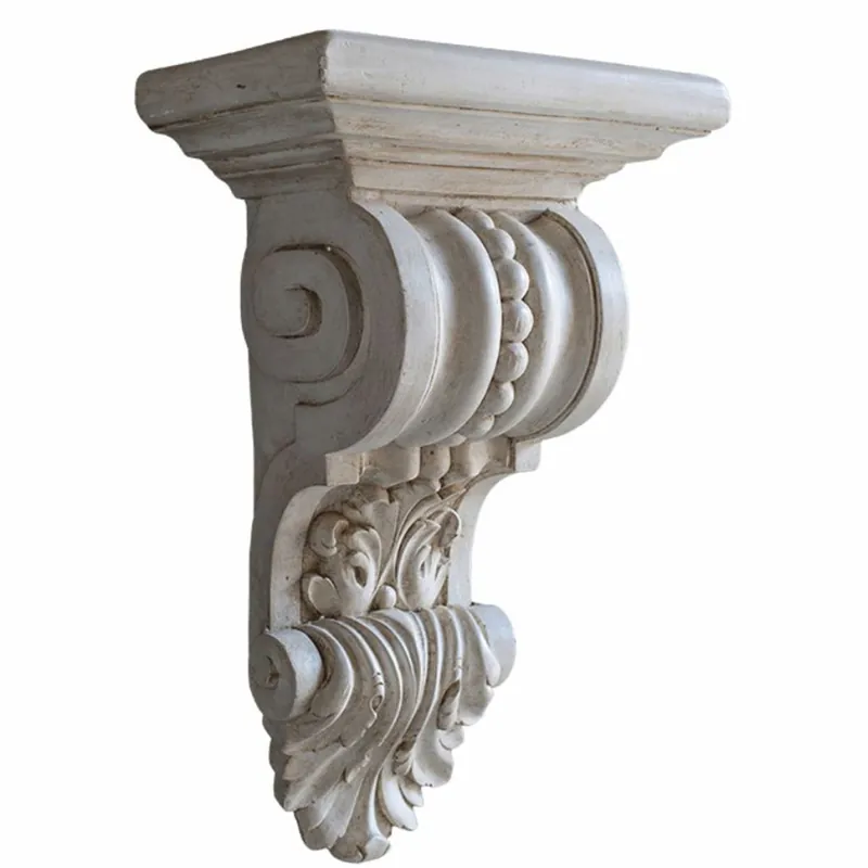 Neue Ware Casa Padrino consola de pared barroco de lujo blanco antiguo Al. 50 cm - Hecha en Italia