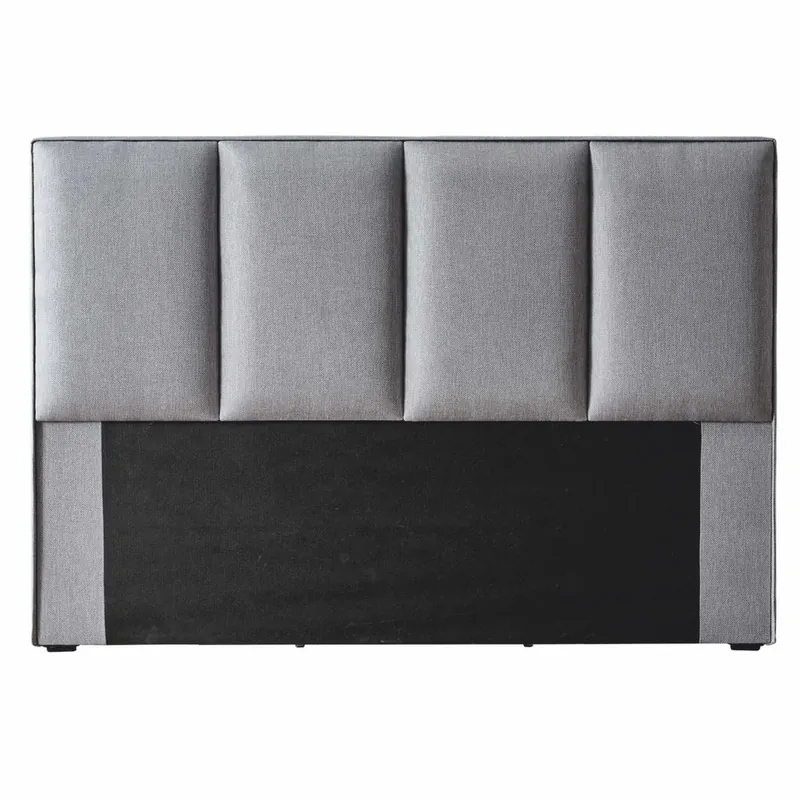 Nur Heute Casa Padrino cabecero de cama de lujo gris / negro 200 cm - Muebles de dormitorio