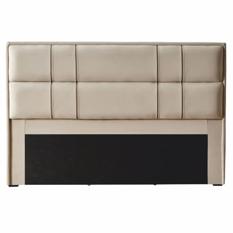 Casa Padrino cabecero de cama de lujo beige / negro 200 cm - Muebles para hotel y dormitorio Echt