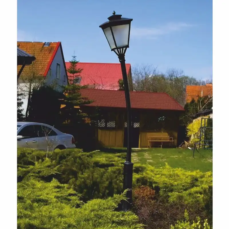 Casa Padrino linterna de jardín Art Nouveau negro A. 353,5 cm - Iluminación exterior Begrenztes Angebot
