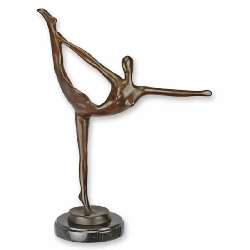 Beliebt Casa Padrino Figura Decorativa Bailarina Bronce / Negro Al. 41,6 cm - Escultura Abstracta de Bronce