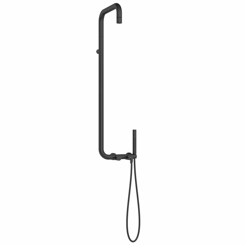 Casa Padrino conjunto de ducha de lujo con ducha fija y teleducha negro Al. 122,7 cm Saisonangebot