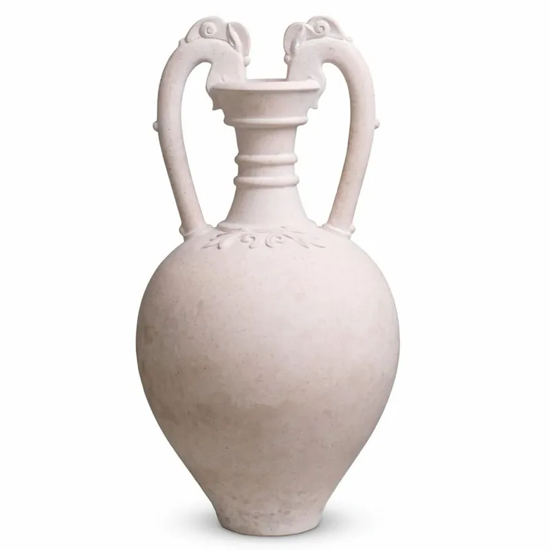 Casa Padrino Ánfora Barroco Decorativo de Lujo Arena Al. 53 cm - Decoración de Salón Abverkauf