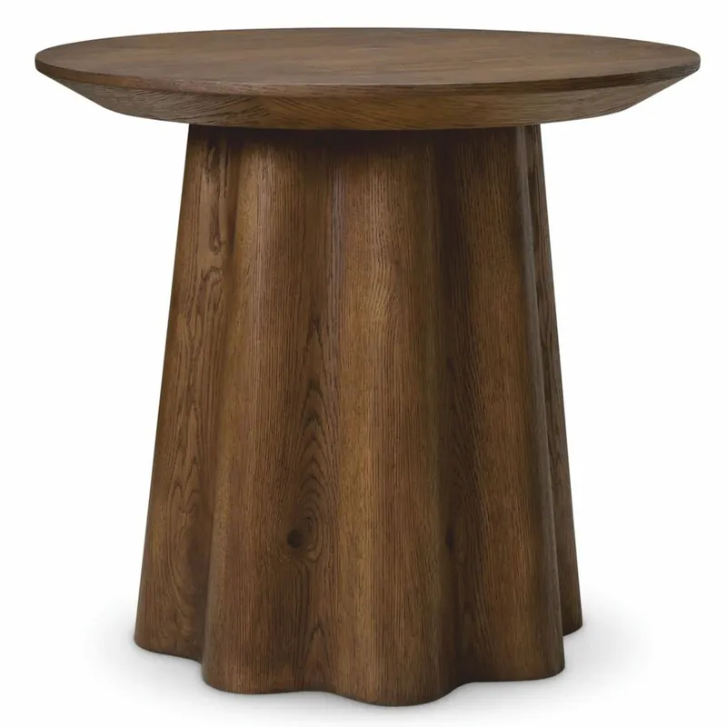 Casa Padrino mesa auxiliar de lujo marrón oscuro Ø 60 x Al. 55 cm - Muebles de lujo Garantierte Lieferung