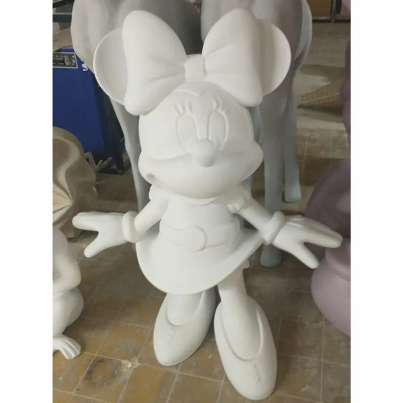 Casa Padrino Escultura Decorativa Blanco Al. 110 cm - Figura Decorativa Grande de Dibujos Animados Top-Angebot