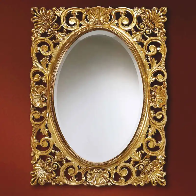 Casa Padrino espejo barroco de lujo oro Al. 95 cm - Muebles barrocos - Hecho en Italia Preisreduziert