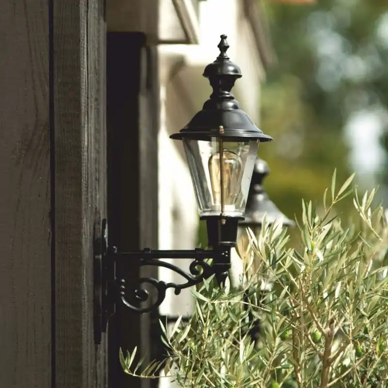 Casa Padrino aplique de exterior Art Nouveau negro mate Al. 56 cm - Iluminación de exterior Angebot