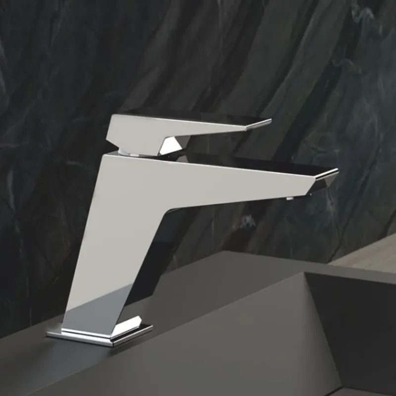 Neu Casa Padrino grifo de lavabo de lujo cromo A. 14,3 cm - Accesorios de baño - Hecho en Italia
