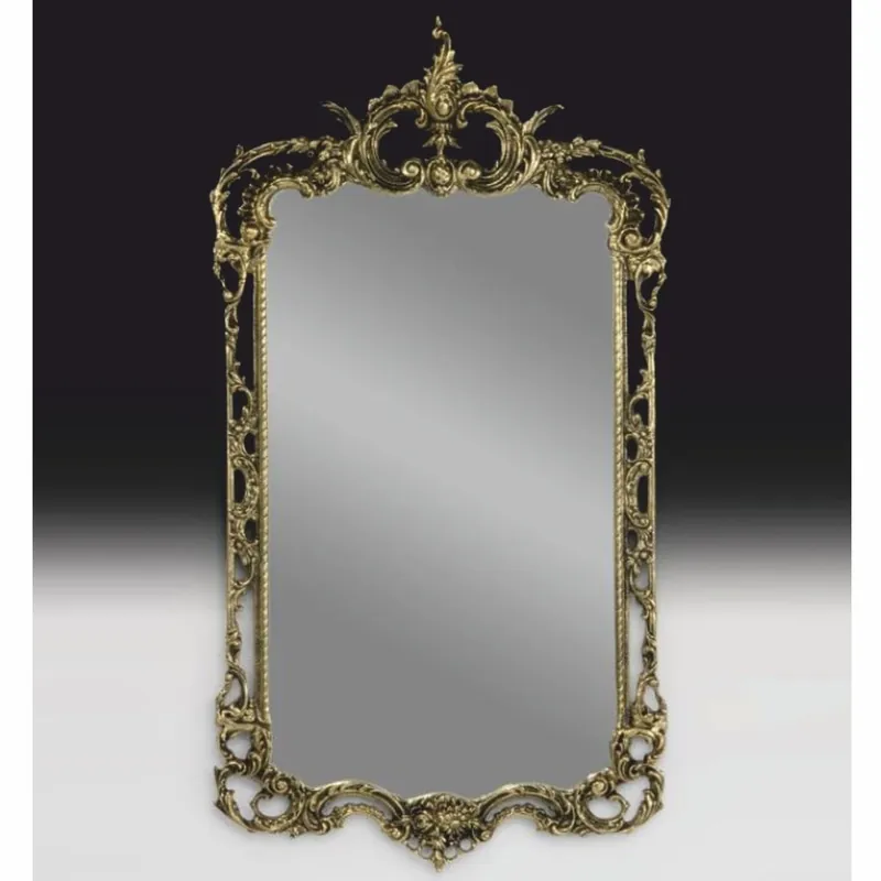 Casa Padrino espejo barroco de lujo de bronce oro A. 83 cm - Muebles barrocos Direktkauf