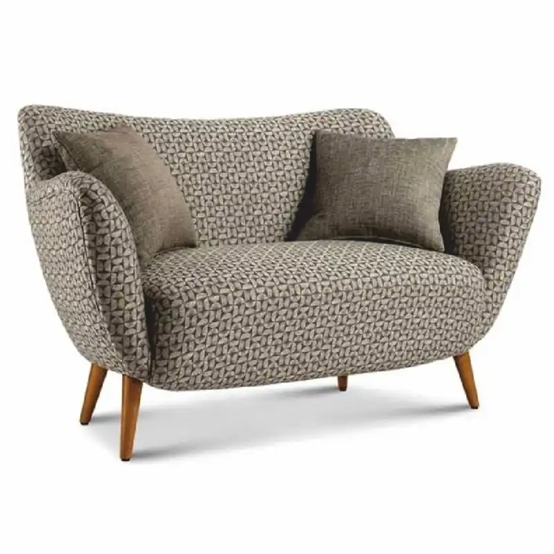 Günstig Casa Padrino sofá de salón de lujo de 2 plazas gris / marrón 142 cm - Hecho en Italia