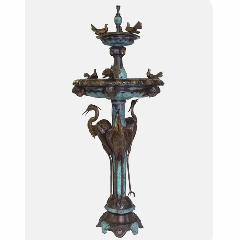 Casa Padrino fuente de bronce barroco de lujo bronce / turquesa Ø 85 x Al. 200 cm Rabatt