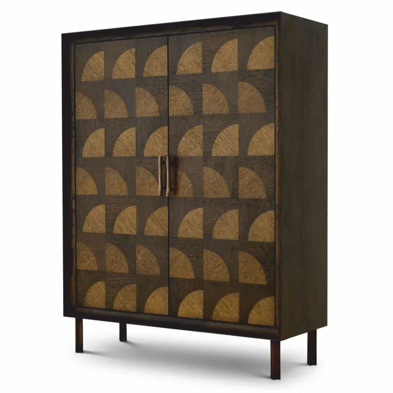 Mega-Angebot Casa Padrino armario de lujo de 2 puertas marrón Al. 170 cm - Muebles de lujo