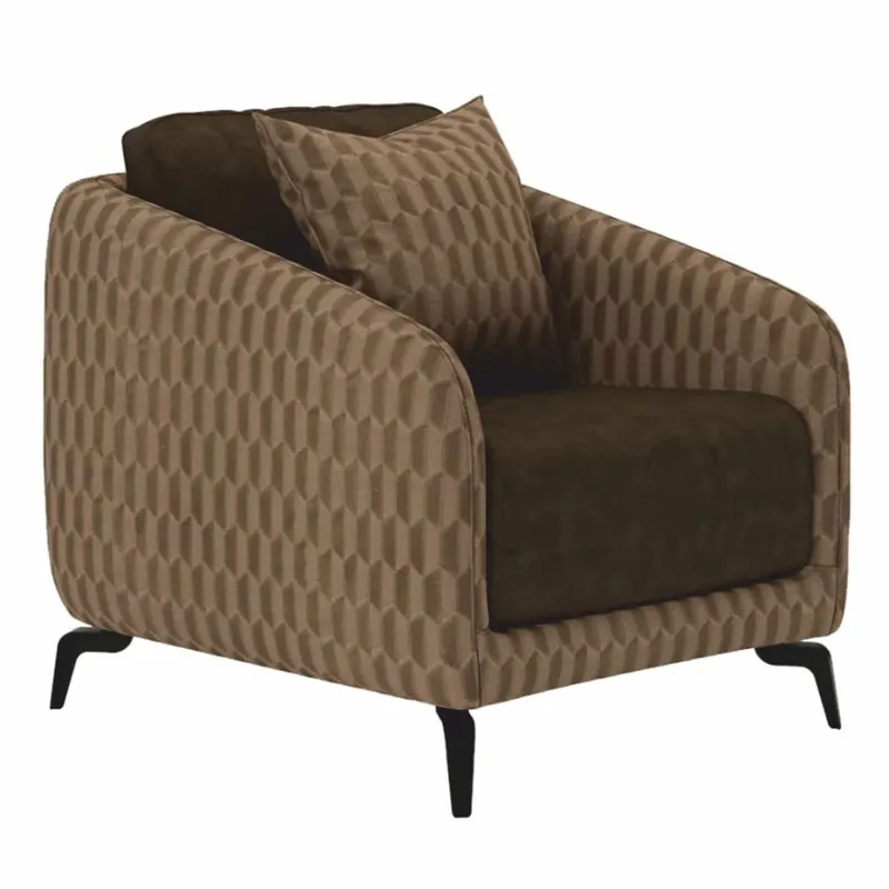 Casa Padrino sillón de lujo marrón / marrón oscuro / negro - Muebles de salón y hotel Letzte Chance