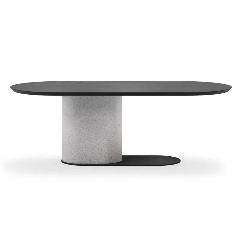 Casa Padrino Mesa de Comedor de Lujo Negro / Gris 240 cm - Muebles de Comedor de Lujo Schneller Versand