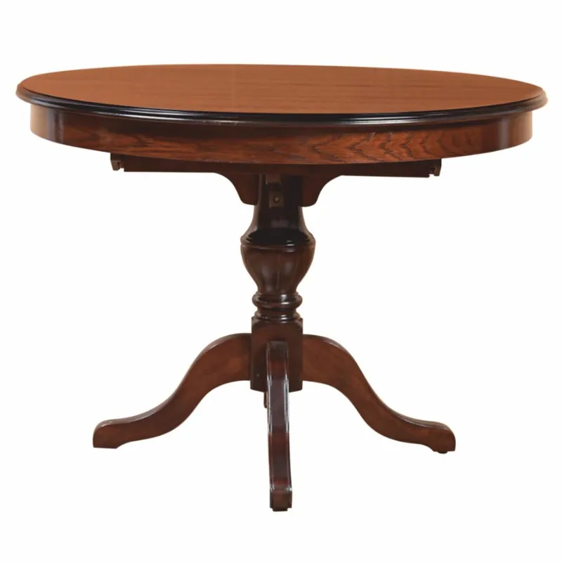 Casa Padrino mesa de comedor barroco de lujo marrón Ø 120 cm - Muebles de comedor de estilo barrocos Kracherpreis