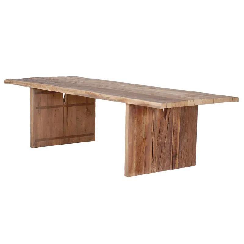 Billig Casa Padrino mesa de comedor da estilo campestre natural / marrón 300 cm - Muebles de comedor rústicos