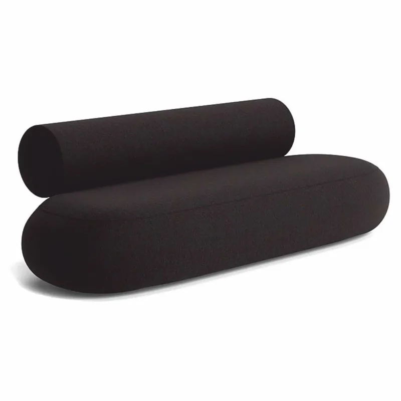Casa Padrino sofá de lujo negro 240 cm - Muebles de lujo para salones y hoteles Bestseller