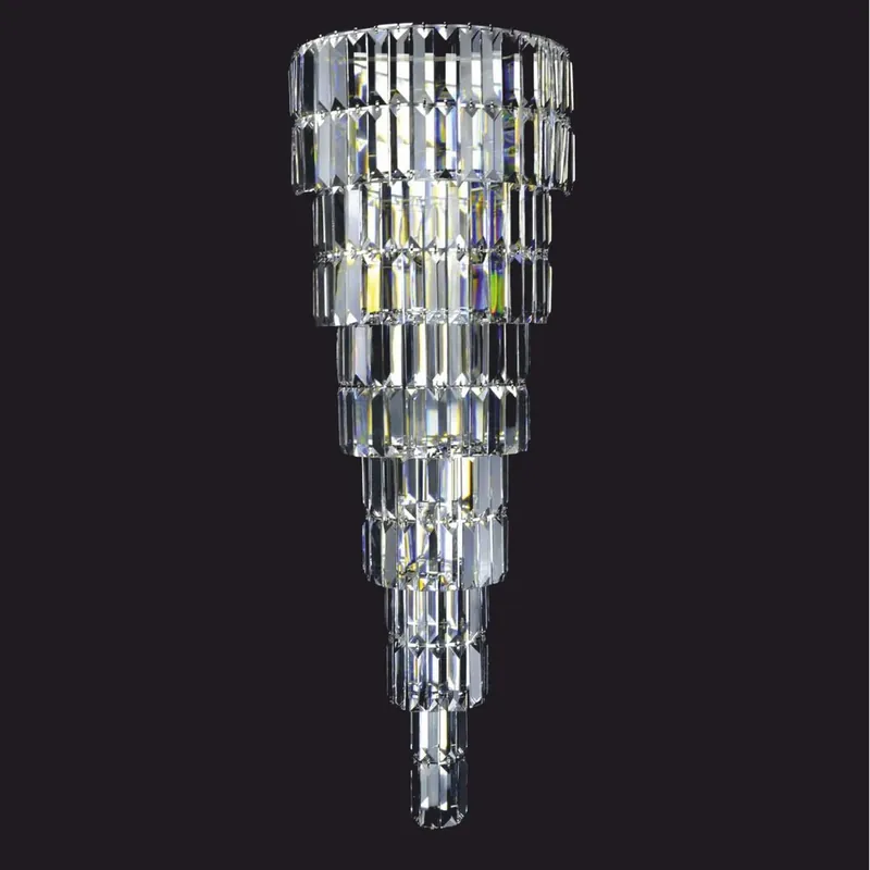 Casa Padrino lámpara de araña de cristal de lujo plata Al. 90 cm - Iluminación de lujo Direkt Vom Hersteller