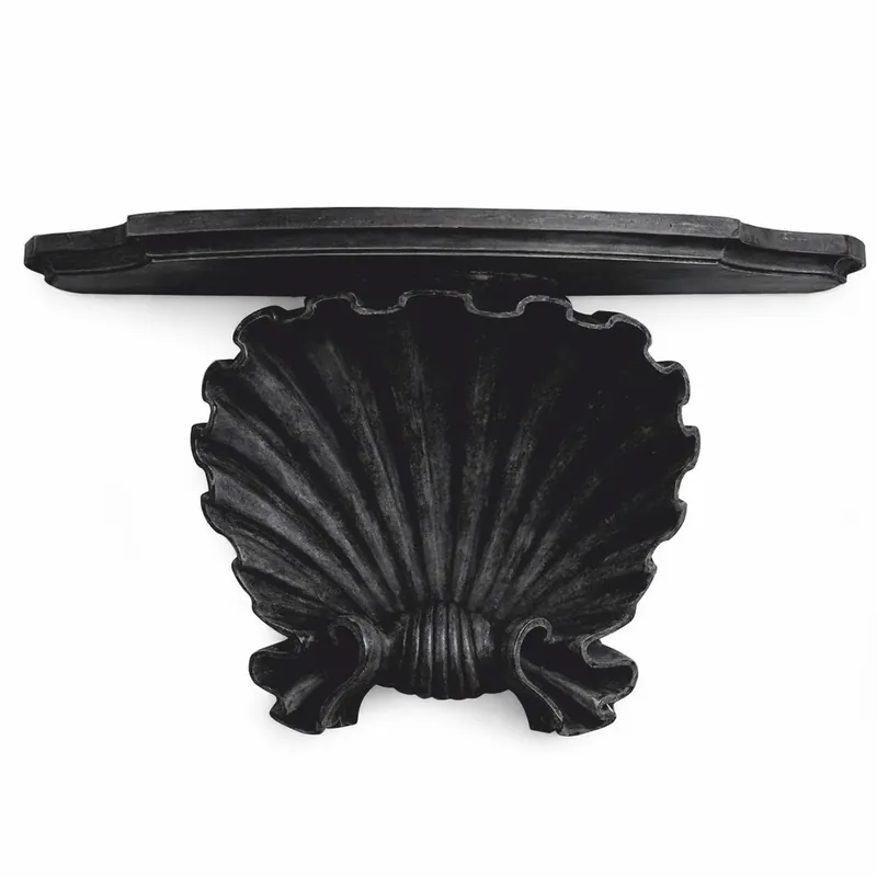 Casa Padrino consola de pared barroco de lujo negro antiguo - Decoración de pared - Hecha en Italia Heißes Angebot