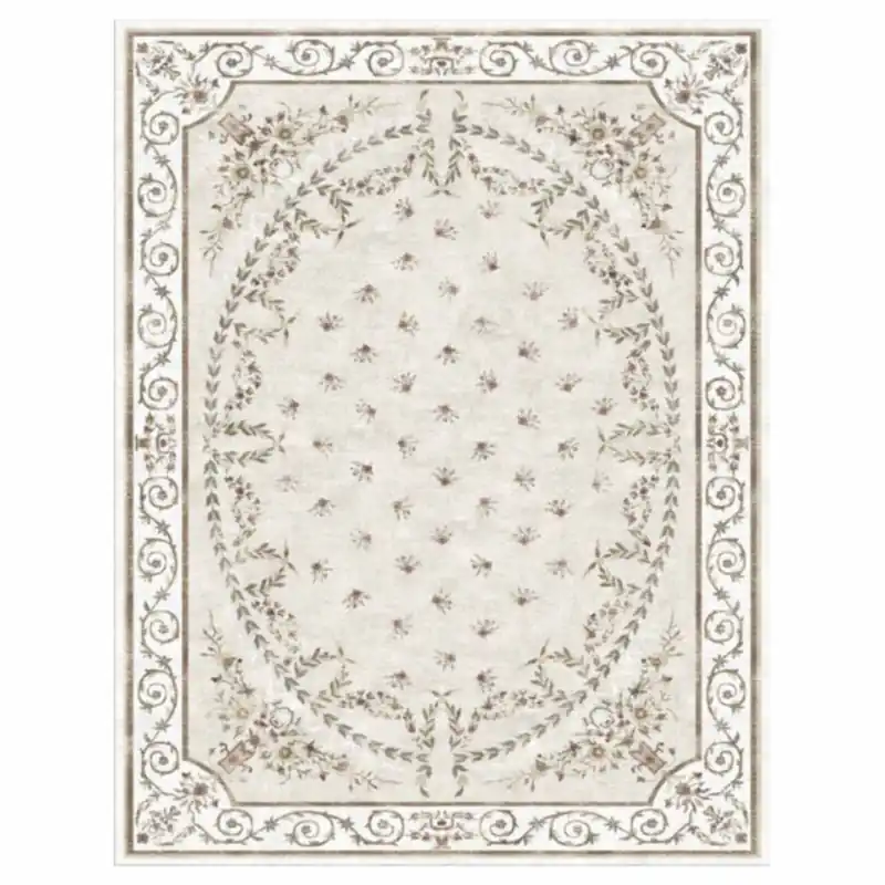 Casa Padrino Alfombra de Salón Barroco de Lujo Beige - Alfombra de Lana Rectangular - Varios Tamaños Jetzt Bestellen