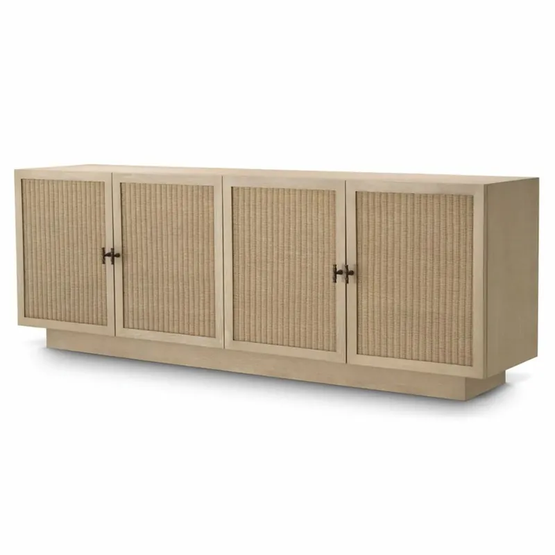 Neue Ware Casa Padrino aparador de lujo con 4 puertas beige / bronce 220 cm - Muebles de lujo