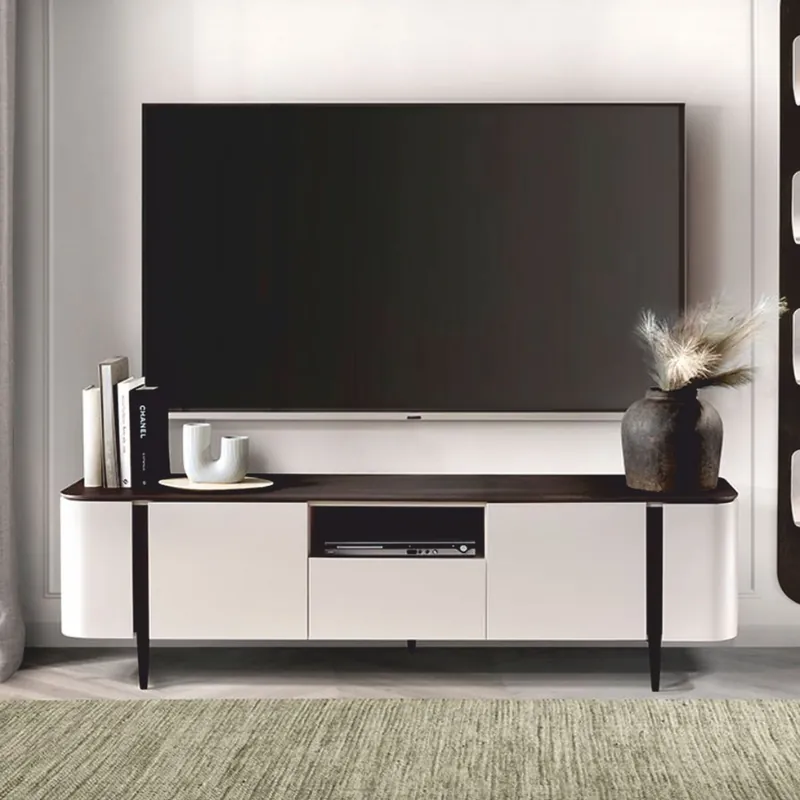 Sale Casa Padrino gabinete de TV de lujo blanco / marrón oscuro 175,2 cm - Muebles de salón
