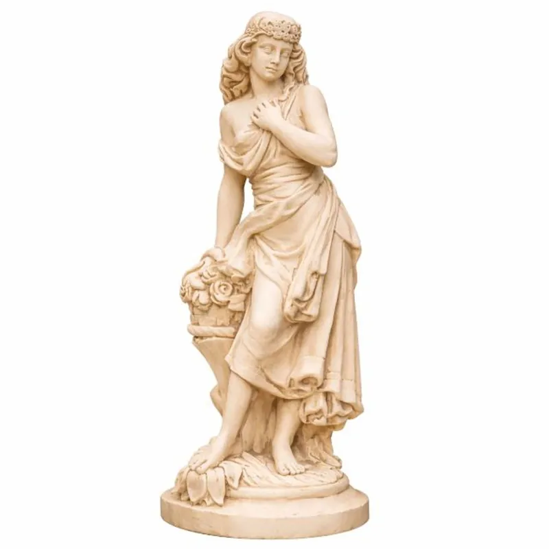 Casa Padrino Escultura Art Nouveau de Jardín Dama Beige Al. 132 cm - Accesorios de Decoración de Jardín Sale