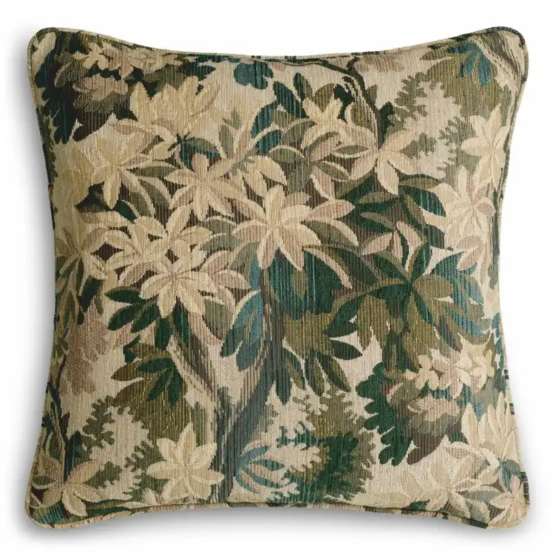 Casa Padrino cojín de lujo verde / beige 60 cm - Accesorios decorativos de lujo Geprüft