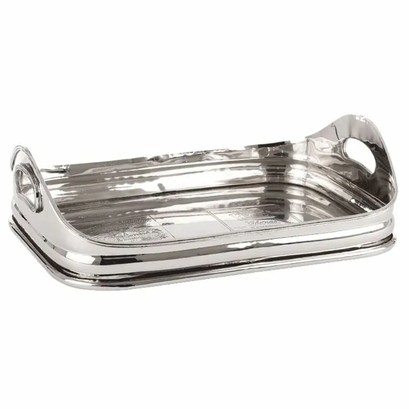 Sichere Zahlung Casa Padrino bandeja para servir metálica plata 38 cm - Accesorios gastronómicos