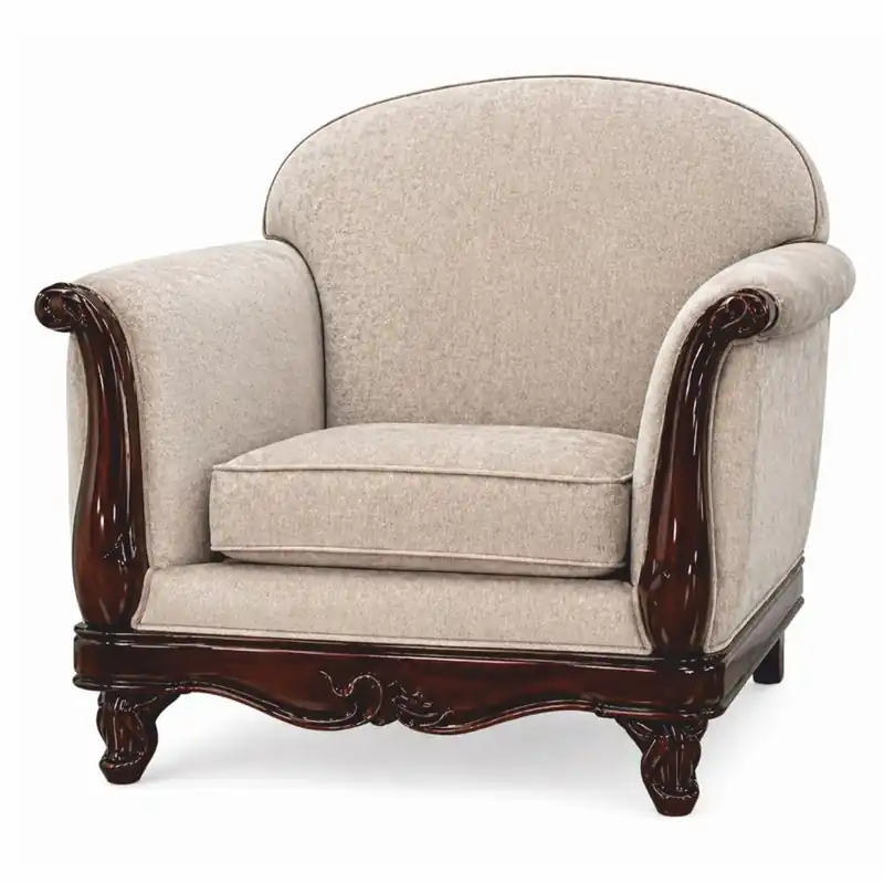 Highlight Casa Padrino Sillón Barroco de Lujo Beige / Marrón Oscuro - Muebles Barrocos de Salón