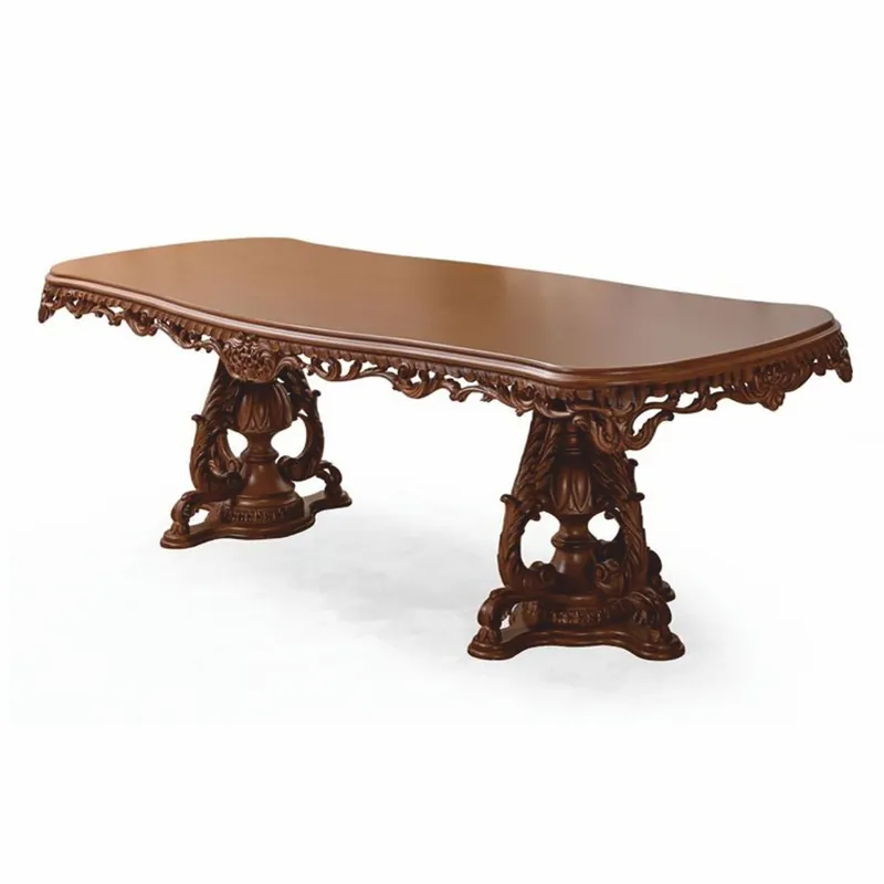 Saisonangebot Casa Padrino mesa de comedor barroco de lujo marrón 260 cm - Muebles de comedor barrocos