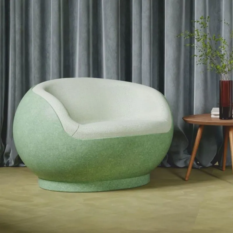Casa Padrino sillón de lujo de hormigón verde / verde menta - Sillón de salón y jardín Knallerangebot