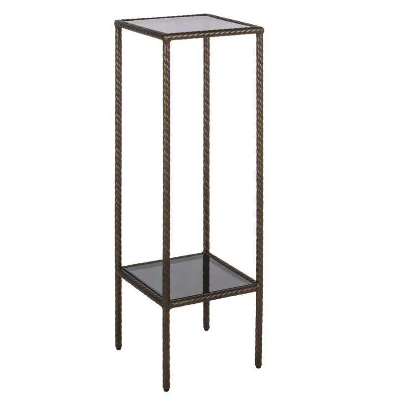 Mega-Angebot Casa Padrino Columna de Lujo Bronce / Negro Al. 91 cm - Muebles de Salón de Lujo