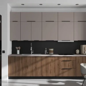 Online Kaufen Küchenmöbelset Tarraco / Brianza 300 cm Metallkantengriffe Schränke sehen in modernen Interieurs toll aus