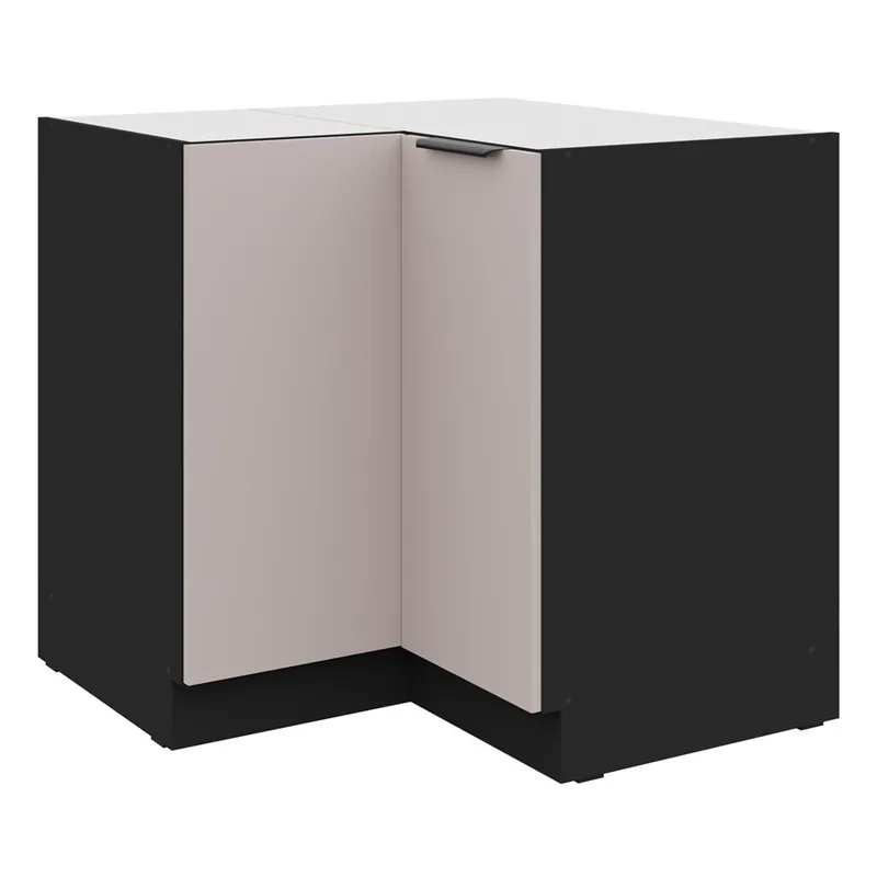 Versand Am Gleichen Tag Eck-Küchenschrank Tarraco 89x89 DN 1F BB Metallkantengriff feuchtigkeits- und beschädigungsbeständiger Schrank