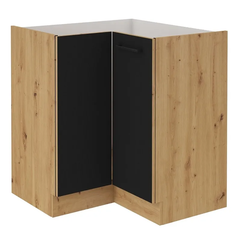 Eck-Küchenschrank Monza 89x89 DN 1F BB dampf-, temperatur- und spritzwasserbeständiger Schrank Begrenztes Angebot