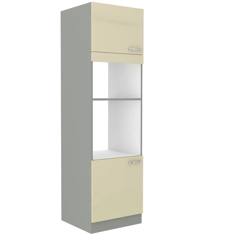 Echt Einbaubackofen und Mikrowellenherd Karmen 60 DPM-210 2F dampf-, hitze- und auslaufsicherer Schrank