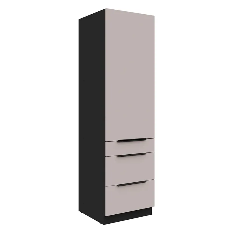 Knallerangebot Tarraco 60 DKS-210 3S 1F Küchenschrank mit Schubladen Metallkantengriffe feuchtigkeits- und beschädigungsbeständiger Schrank