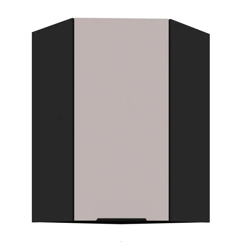 Zertifiziert Tarraco Eck-Küchenwandschrank 60x60 GN-90 1F Metallkantengriff feuchtigkeits- und beschädigungsbeständiger Schrank